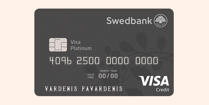 „Swedbank“ pristato naują kredito kortelę „Visa Platinum“ 