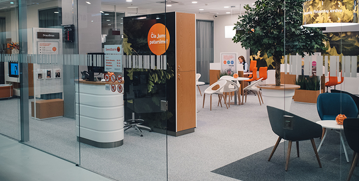 Vilniuje duris atvėrė išmaniausias „Swedbank“ klientų aptarnavimo padalinys
