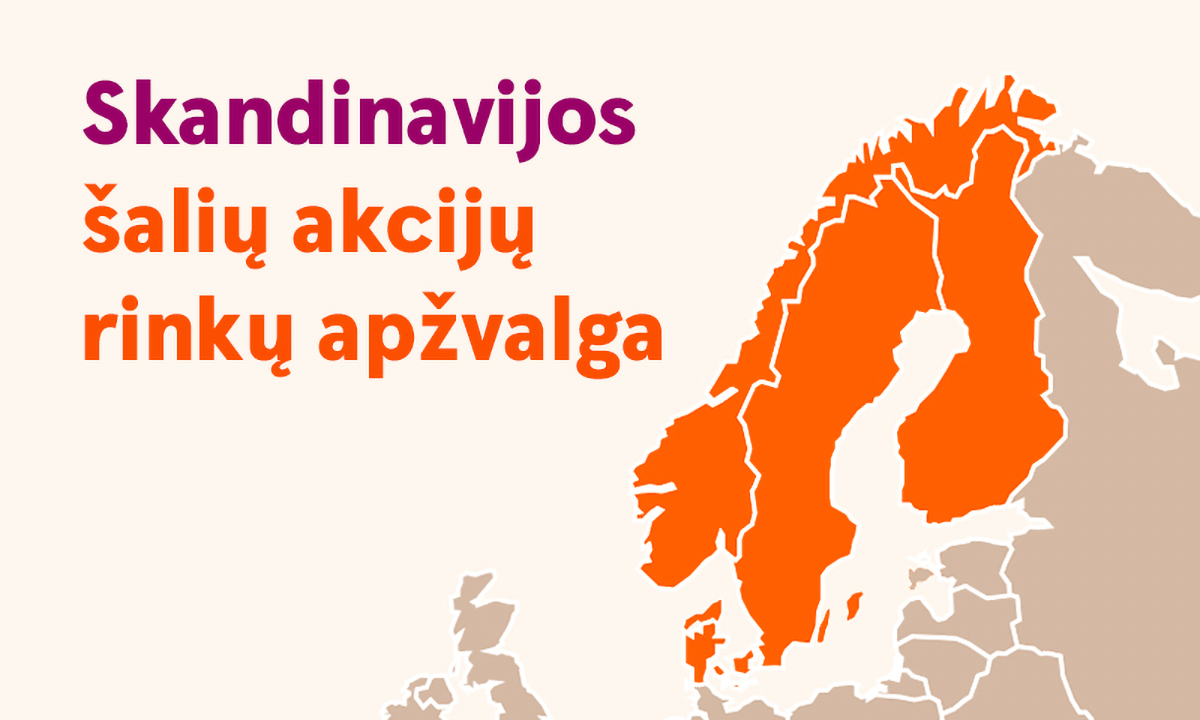 Skandinavijos šalių akcijų rinkų apžvalga