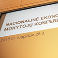 Nacionalinė ekonomikos mokytojų konferencija 2016
