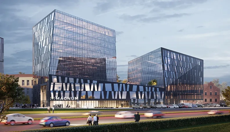 „Swedbank“ finansuos verslo centro „Magnum“ statybas Kaune 