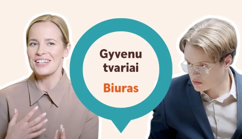 Serialas „Gyvenu tvariai“ | BIURAS (5 serija)