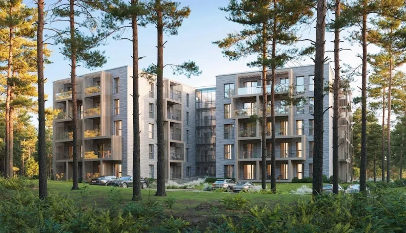 „Swedbank“ finansuoja „Vanagupės pušyno“ apartamentų projektą Palangoje