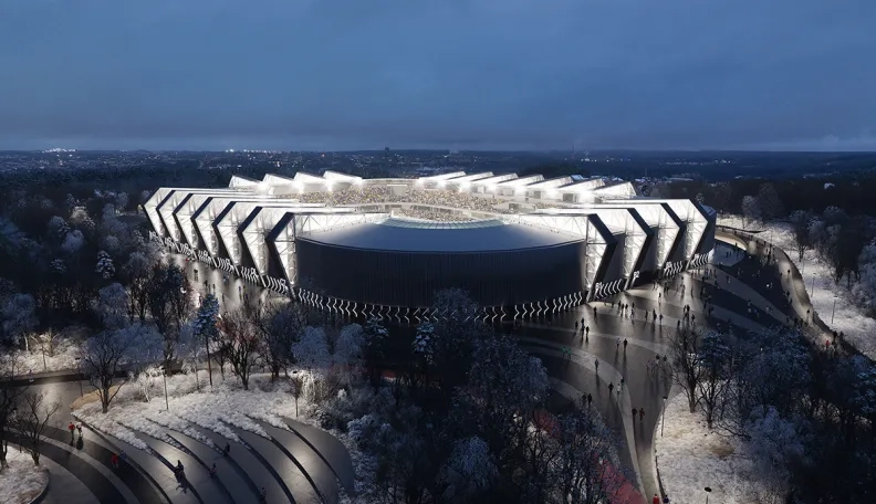 „Swedbank ir „Luminor“ suteikė 100 mln. eurų finansavimą „Hanner“ vystomo Nacionalinio stadiono statyboms