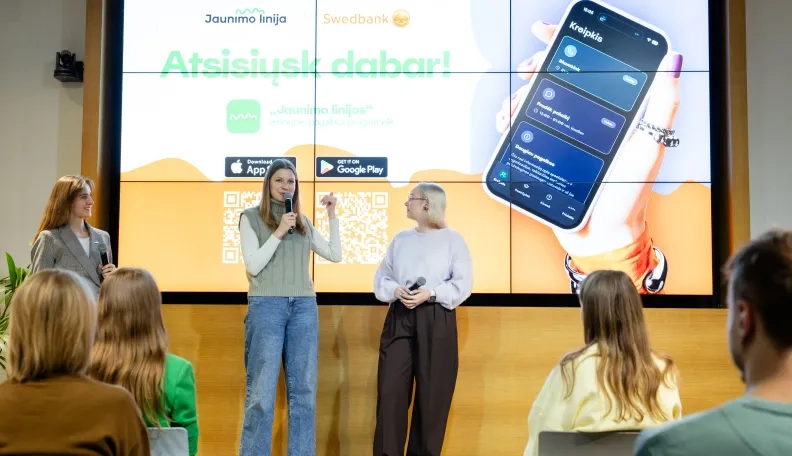 „Jaunimo linija“ sukūrė pirmąją Lietuvoje emocinės pagalbos programėlę 