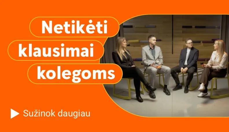 „Netikėti klausimai kolegoms“: ką labiausiai vertina „Swedbank“ darbuotojai?