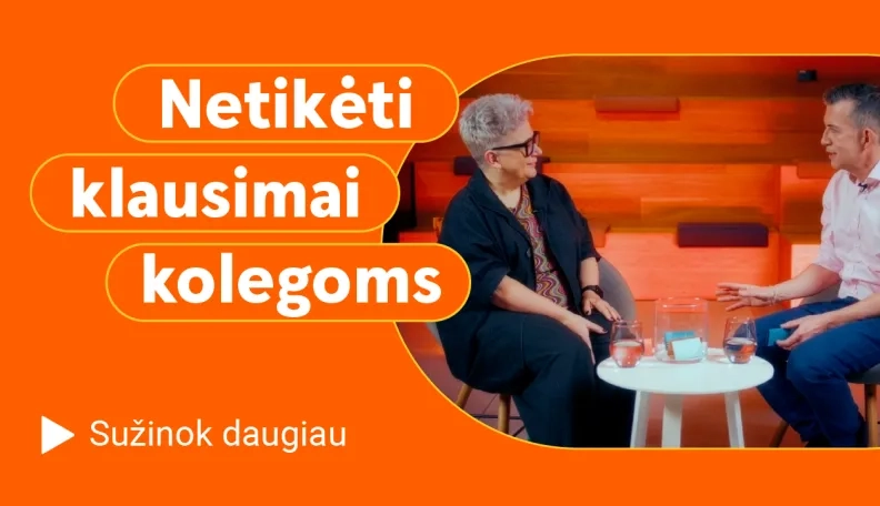 „Netikėti klausimai kolegoms“: apie darbą, kūrybą ir tai, kas padeda atitrūkti nuo kasdienybės