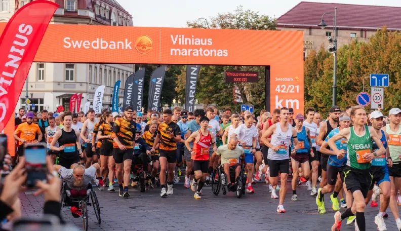 „Swedbank Vilniaus maratonas“ pristato atnaujintas trasas: greitesnis bėgimas ir mažiau eismo ribojimų mieste