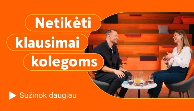  „Netikėti klausimai kolegoms“: nuo darbo su verslo klientais iki žirgų ir teniso