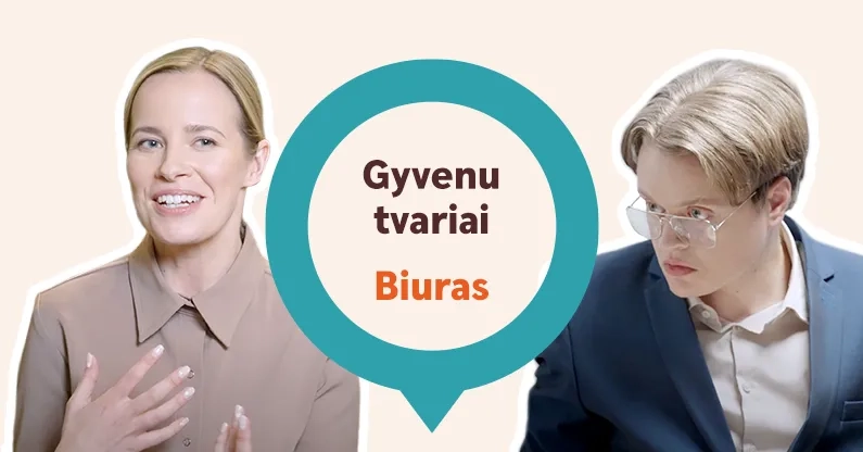 Serialas „Gyvenu tvariai“ | BIURAS (5 serija)
