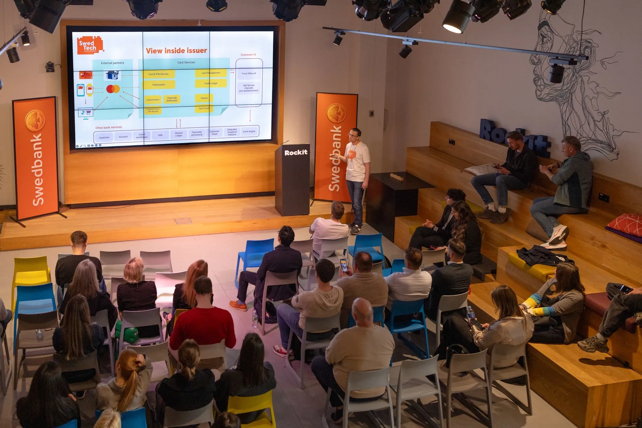 „SwedbankTech“ renginys subūrė IT profesionalus bei entuziastus, besidominčius bankininkystės ir technologijų sektoriumi