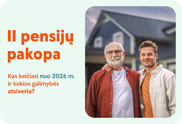 Interneto banko ekranas